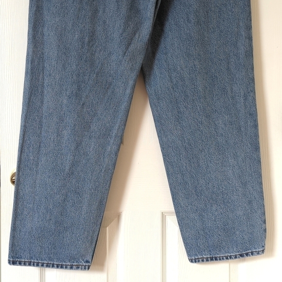 Calvin Klein 90's Vintage Medium Wash Tapered Leg Easy Fit Denim Jeans 38 x 30 - Picture 6 of 16